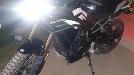 rastrearon por gps una moto robada y la encontraron en la megatoma de los hornos
