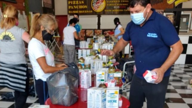 entregaron mercaderia en predio 80 a escuelas de los hornos que sufrieron actos vandalicos