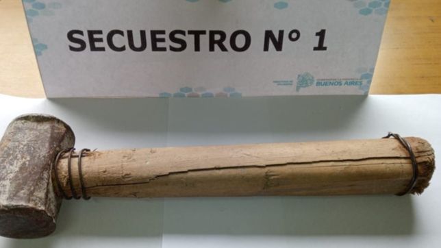 ataco a mazazos a su expareja en una casa de la plata y golpeo a una vecina