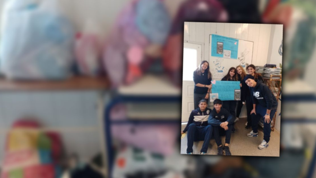 la secundaria de gimnasia se sumo a la campana de noches solidarias y pide donaciones