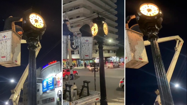 video: volvio a dar la hora uno de los tesoros patrimoniales de la plata