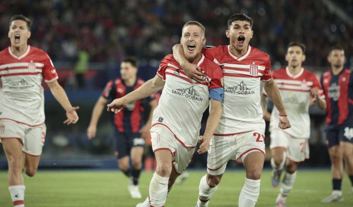 Cerro Porteño 0 Estudiantes 1 festejo gol Ascacíbar