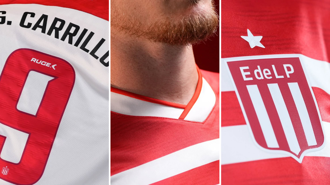 estudiantes dio a conocer las nuevas camisetas que lucira en la temporada 2025