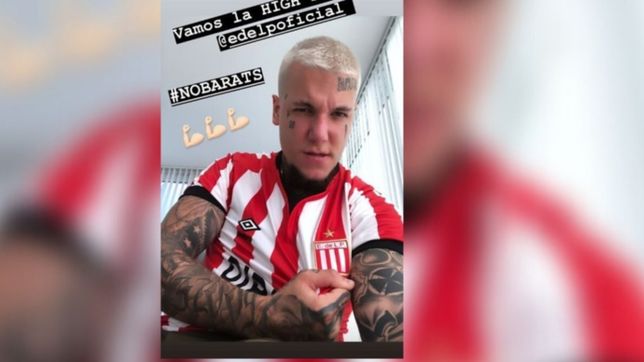 alexander caniggia festejo el triunfo de estudiantes y apunto contra maradona