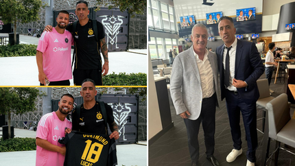 Lucas Barrios y Marcelo Weigandt, juntos en el Mundial de Clubes