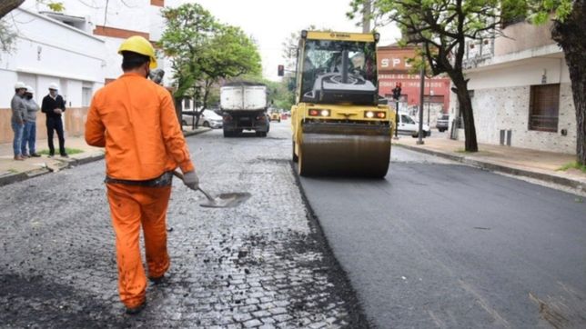 la justicia fallo a favor de la comuna y habilito el asfaltado de las calles adoquinadas