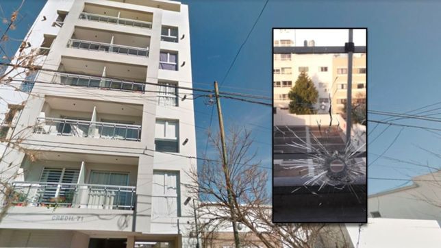 panico en la loma: llego a su casa y descubrio que le habian disparado desde otro edificio