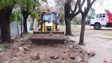 La renovación de la Plaza de la Madre avanza a paso firme y tiene fecha estimada de inauguración