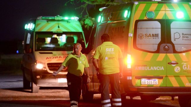 una mujer sufrio multiples fracturas tras accidentarse en medio de un intento de robo