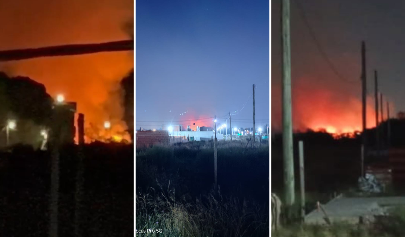 incendio basural altos de san lorenzo