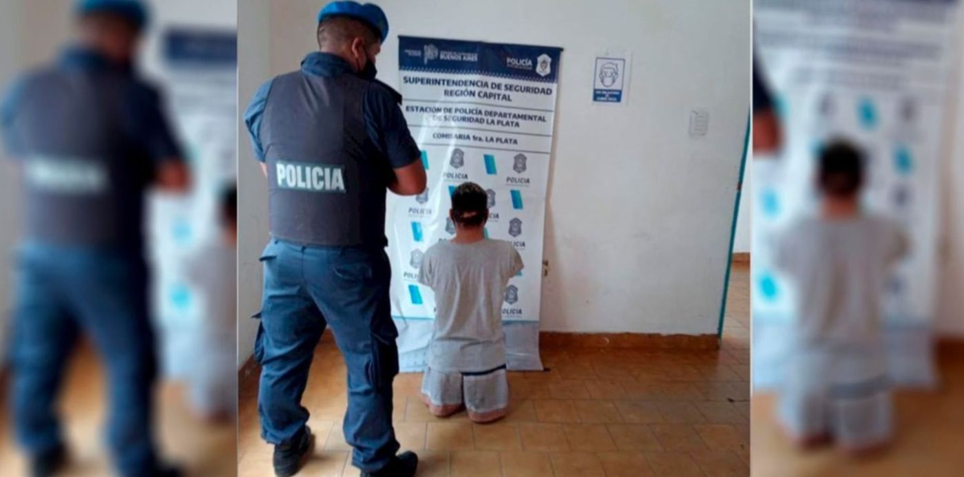 Detenido sin brazos ni piernas