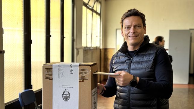 voto pablo nicoletti en la plata: esperemos que la gente participe, que venga a votar