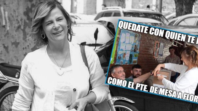 el meme de florencia saintout que se hizo viral en whatsapp despues de que fue a votar