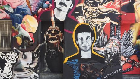 Las fotos que muestran la huella que dejó Lumpen Bola en La Plata a través de sus murales Las fotos que muestran la huella que dejó Lumpen Bola en La Plata a través de sus murales