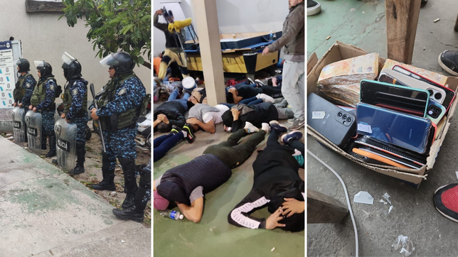 asi fue el imponente operativo en el casino clandestino de romero