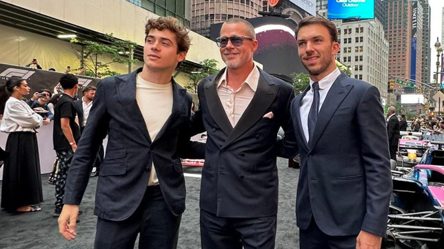 la frase de brad pitt tras conocer a franco colapinto en nueva york