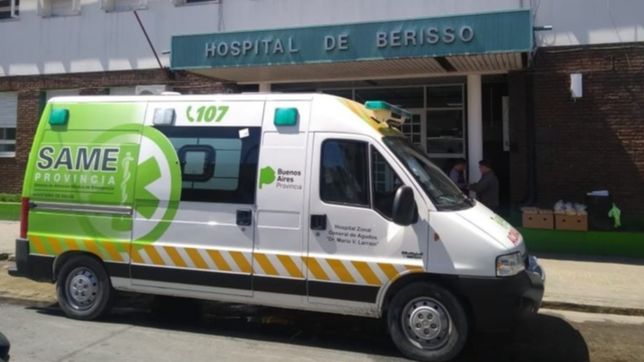 un chico con coronavirus se tiro del primer piso del hospital de berisso para fugarse