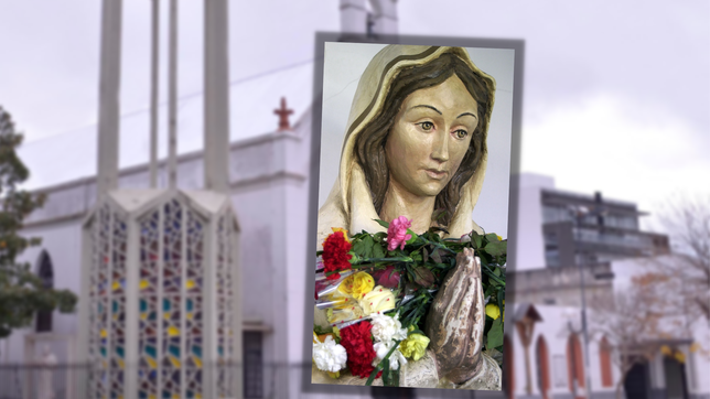 revelan que la corona de la virgen de la rosa mistica en la plata no era de oro