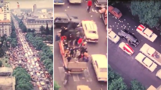 el inedito e historico video del dia que estudiantes salio campeon del mundo