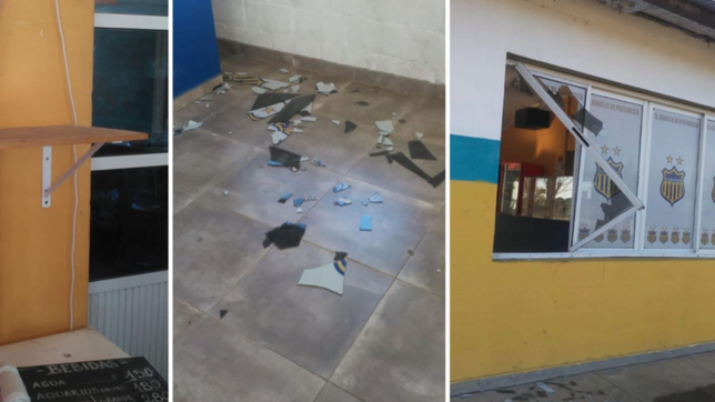 indignacion en el club everton por otro robo con destrozos de las instalaciones