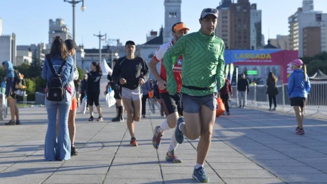 la plata se prepara para la primera maraton 8k en modo flap!