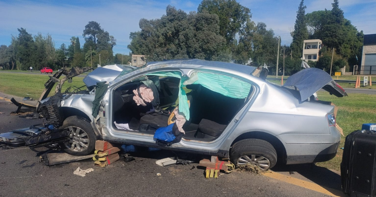 Un brutal accidente en Ruta 2 a la altura de La Plata obligó a un corte ...