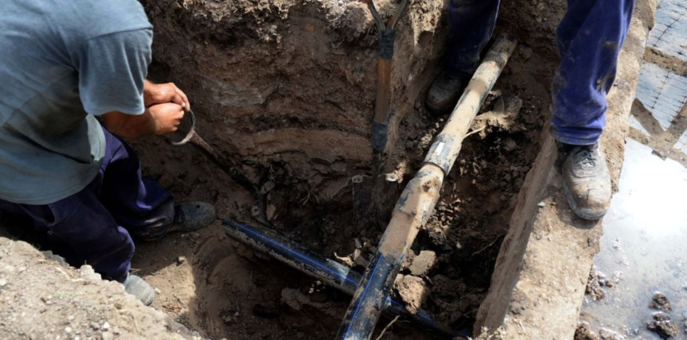 Obras de ABSA trabajos agua