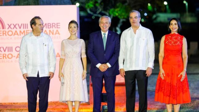 alberto fernandez participa de la cumbre iberoamericana en republica dominicana