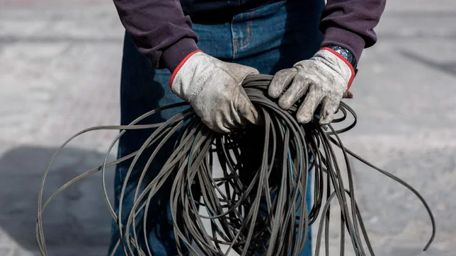 robaron mas de 2 millones de pesos en cables y crece este tipo de delitos en la region