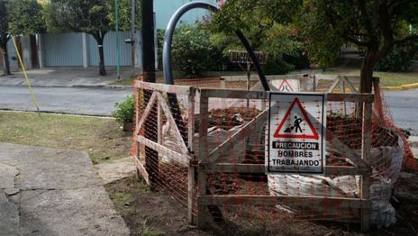 Obras de ABSA trabajos agua