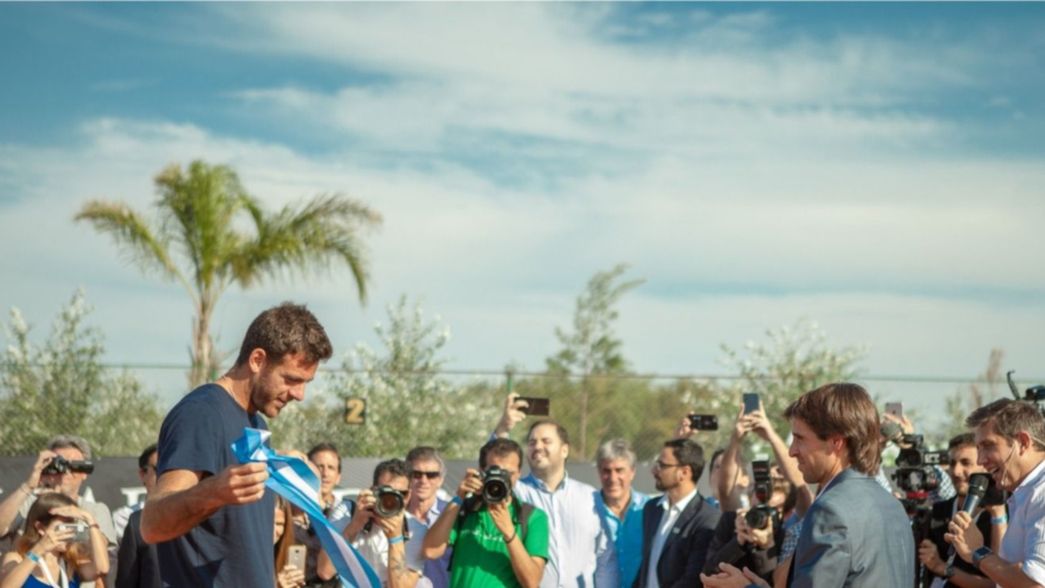 Del Potro en La Plata: todas las fotos de la visita del tenista argentino del momento