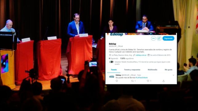 un supuesto tuit de edelap hizo estallar whatsapp en medio del debate en la plata