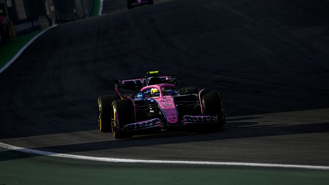 colapinto choco en la carrera sprint de interlagos y abandono