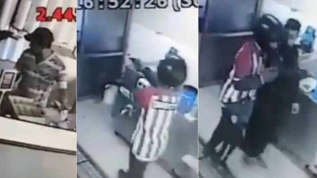 video: asi robaron una heladeria de villa elvira en tan solo 30 segundos