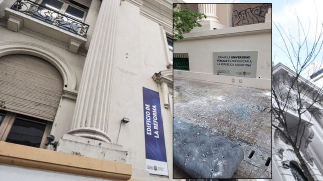 el duro mensaje de una facultad de la unlp por los festejos de recibida frente al edificio