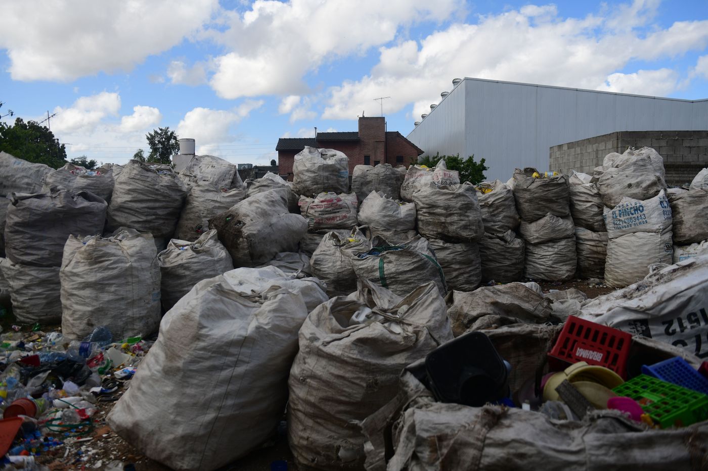 La planta de reciclado de la Cooperativa está ubicada en 144 entre 47 y 49.