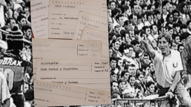 en la previa del clasico de gimnasia y estudiantes, muestran como la policia espiaba a hinchada y clubes