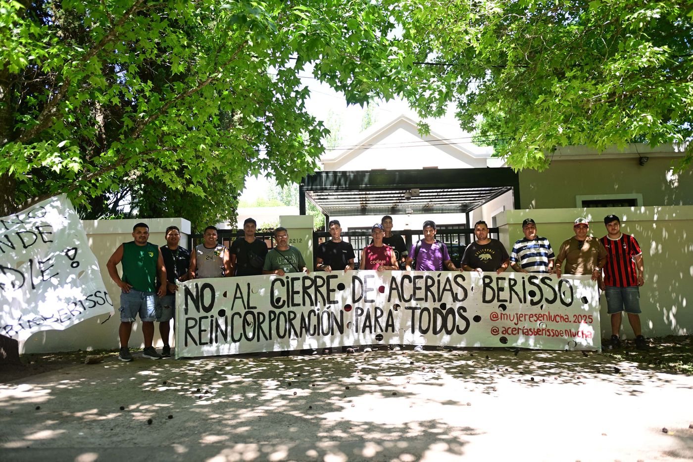 Protesta de trabajadores de Acerías Berisso (10)