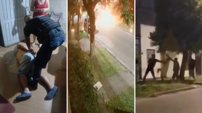 la pirotecnia causo estragos en la plata durante la madrugada navidena