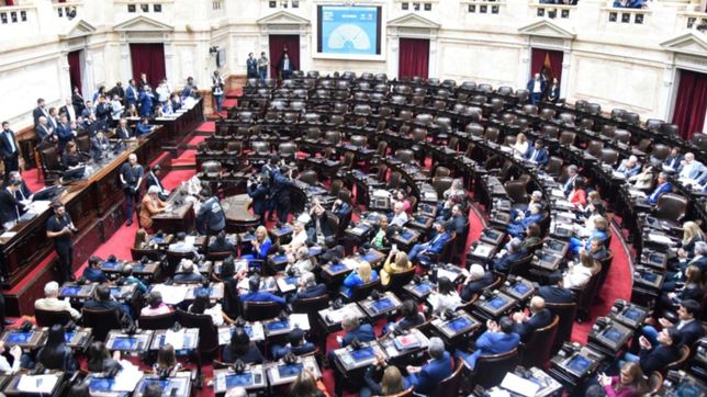 escandalo en diputados: se cayo la sesion en medio de gritos, insultos y corridas