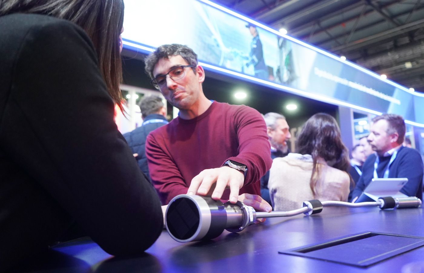 Una de las actividades en el stand de YPF en la Expo Transporte 2026