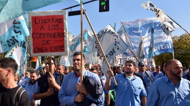 la justicia le dio arresto domiciliario a los cuatro choferes presos de la linea este