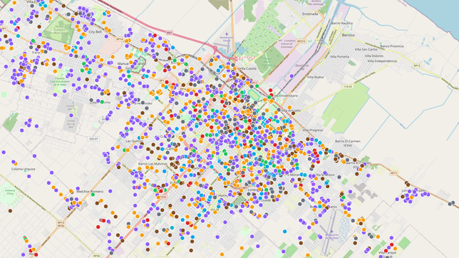 ¿cuales son los barrios de la ciudad con mas reclamos de los vecinos?