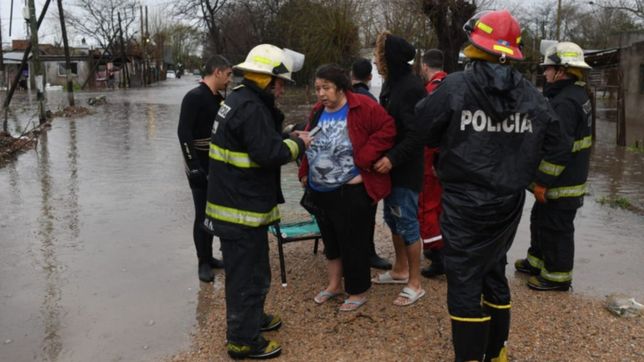 por el temporal, crearan un centro de evacuados en los hornos para asistir a las familias