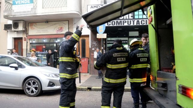 susto y tension en una panaderia del centro de la plata por un principio de incendio
