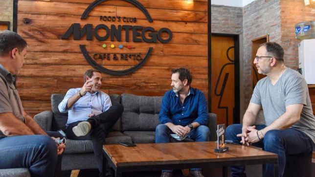 garro y perechodnik se reunieron con comerciantes afectados por la pandemia