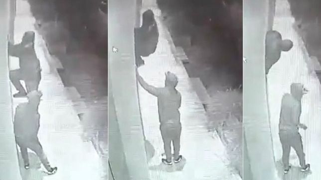 video: entraron por una ventana, saquearon tres comercios y escaparon con 20 mil pesos