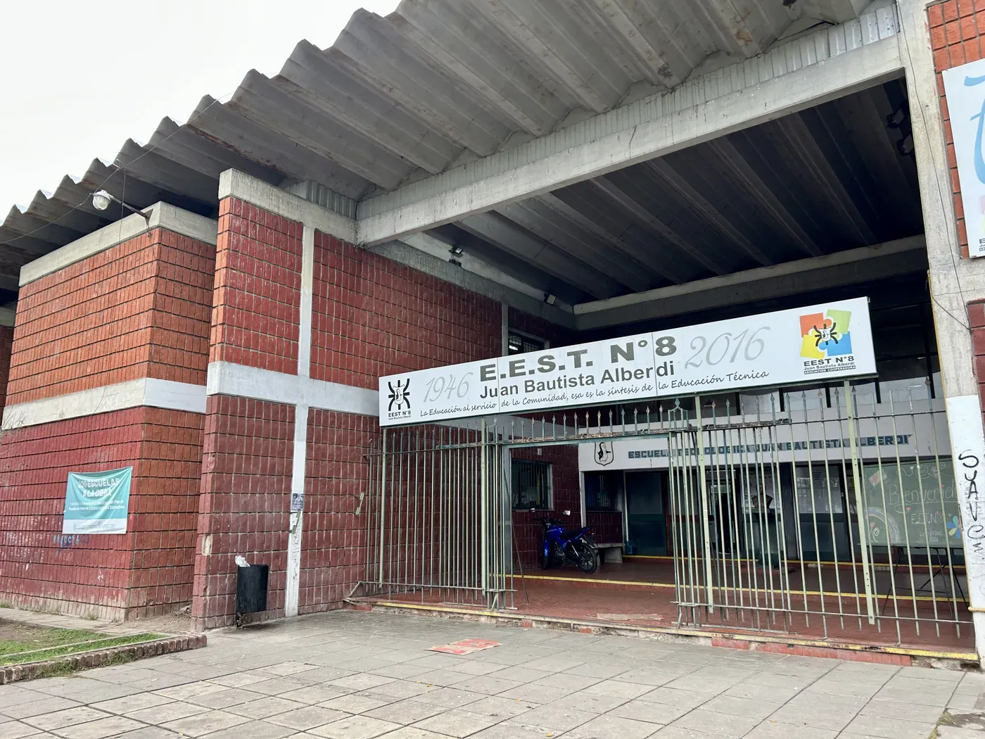 La Escuela Técnica N° 8 de La Plata, uno de los establecimientos donde hubo amenazas de tiroteos