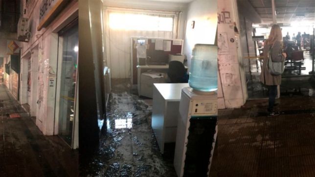 desbordaron las cloacas del pami de 7 y 36 y no hay atencion al publico