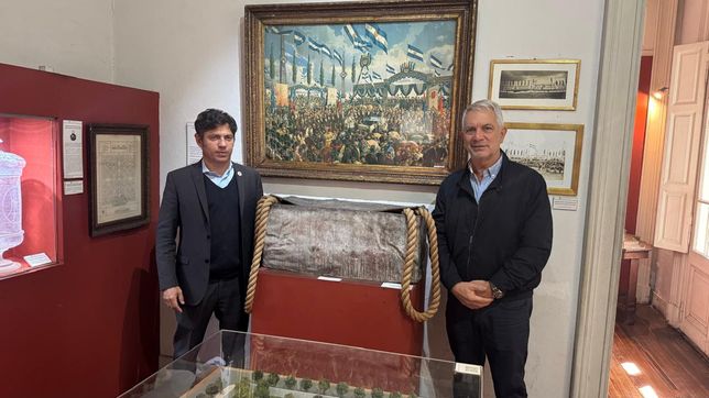 axel kicillof y julio alak recorrieron el museo dardo rocha en la plata